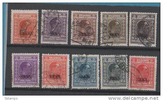 A-146  JUGOSLAVIA JUGOSLAWIEN  OVERPRINT -XXXX-    USED - Usados