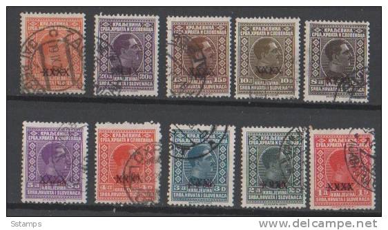 A-146  JUGOSLAVIA JUGOSLAWIEN  OVERPRINT -XXXX-    USED - Usados