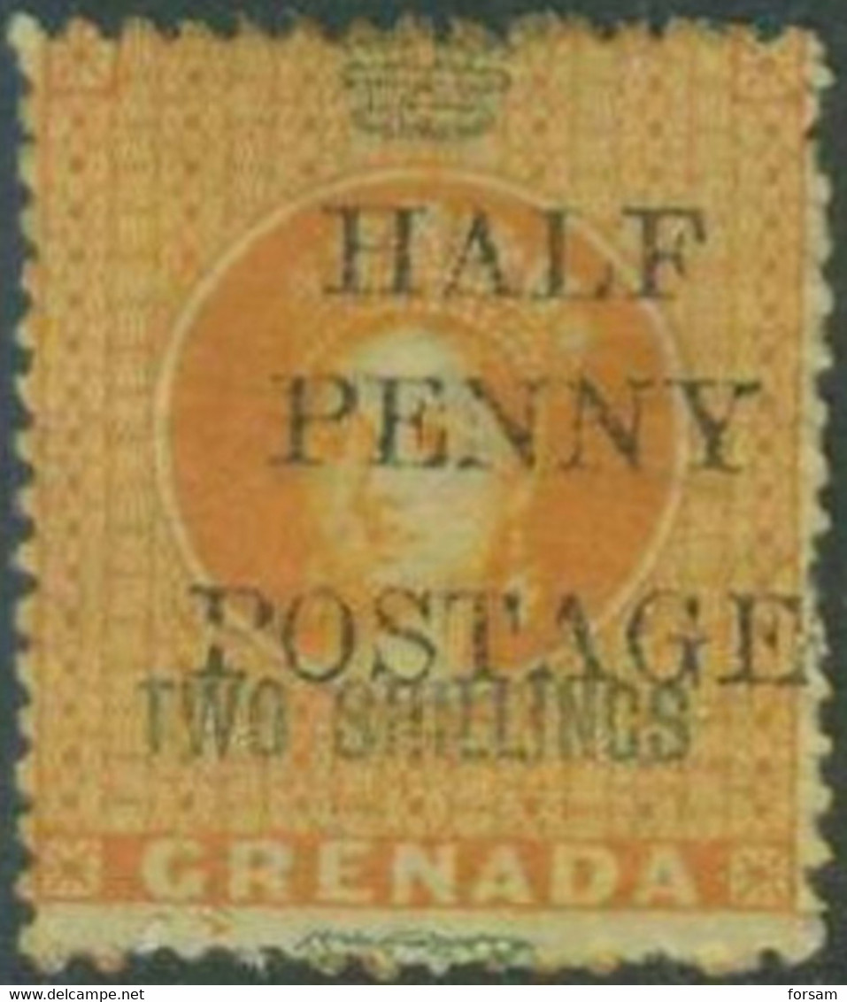 GRENADA..1889..Michel # 27...MLH. - Grenada (...-1974)