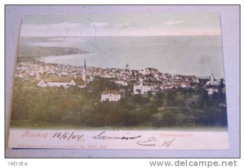 Carte Postale Affranchie : 1904, Rorschach, Suisse - Rorschach
