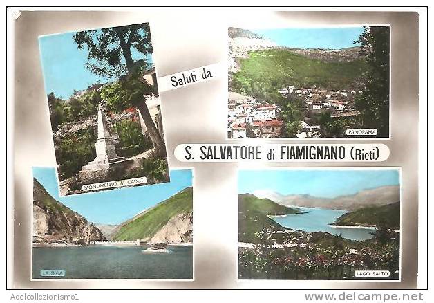 47194)cartollina Illustratoria Località Di S. Salvatore Di Fiamignano - Rieti