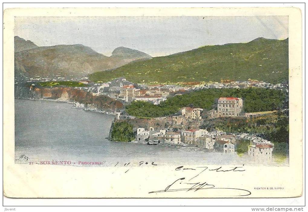 CAMPANIA - SORRENTO (Napoli) - Panorama - Litho A Colori - Pozzuoli