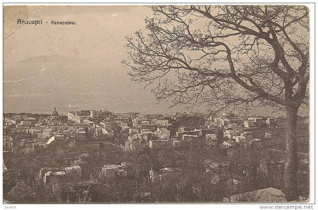 CAMPANIA - ANACAPRI (Napoli) - Panorama - Ed. Brunner - Pozzuoli