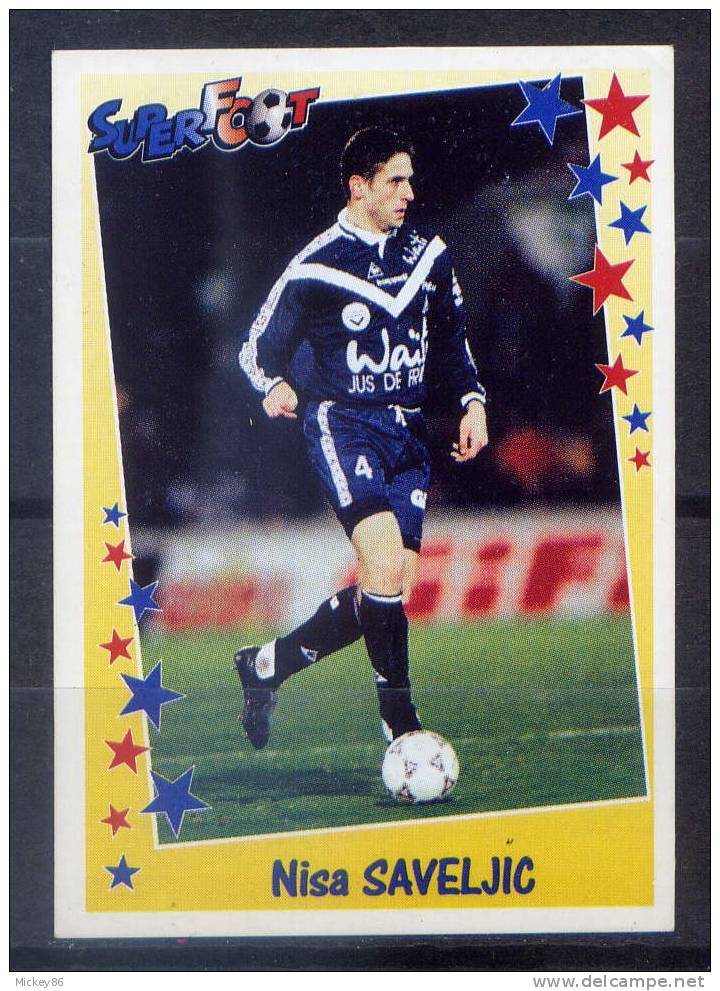 Panini---SUPER  FOOT  1998-1999---N    SAVELJIC----n°53--- - Edition Française