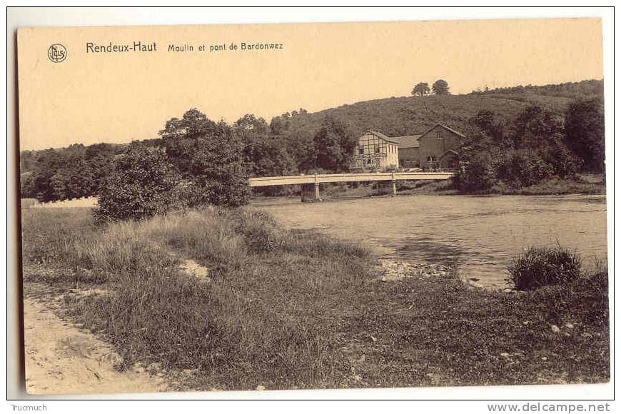 C7244 - RENDEUX-HAUT - Moulin Et Pont De Bardonwez - Rendeux