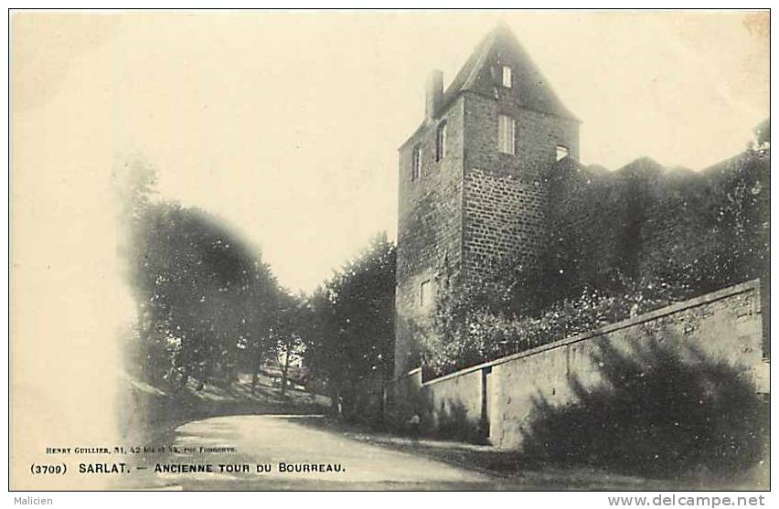 Dordogne - Ref A18- Sarlat - Ancienne Tour Du Bourreau  - Carte Bon Etat - - Sarlat La Caneda