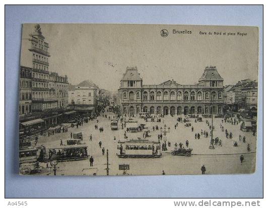 DC32 Bruxelles - Gare Du Nord - 1923 - Chemins De Fer, Gares