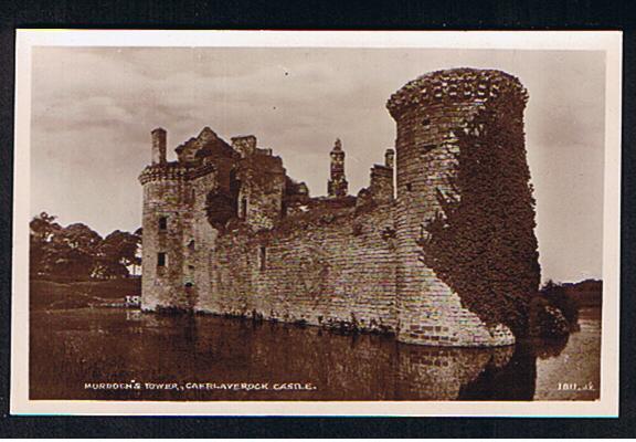 RB 643 - Real Photo Postcard Murdoch's Tower Caerlaverock Castle Dumfriesshire Scotland - Dumfriesshire