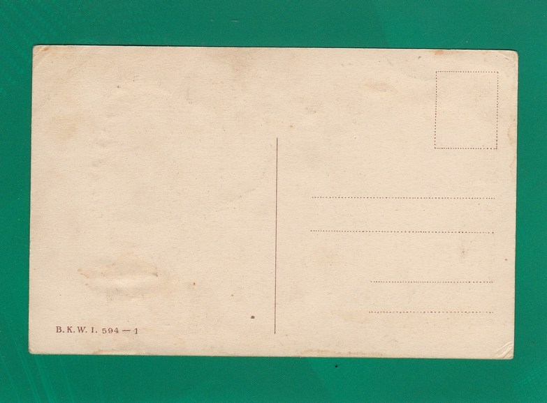 Illustrateur Kränzle J, Enfants Gateau, Cadeaux, Ed. B.K.W.I. 594 - 1, Dos Divisé Non écrite - Kränzle