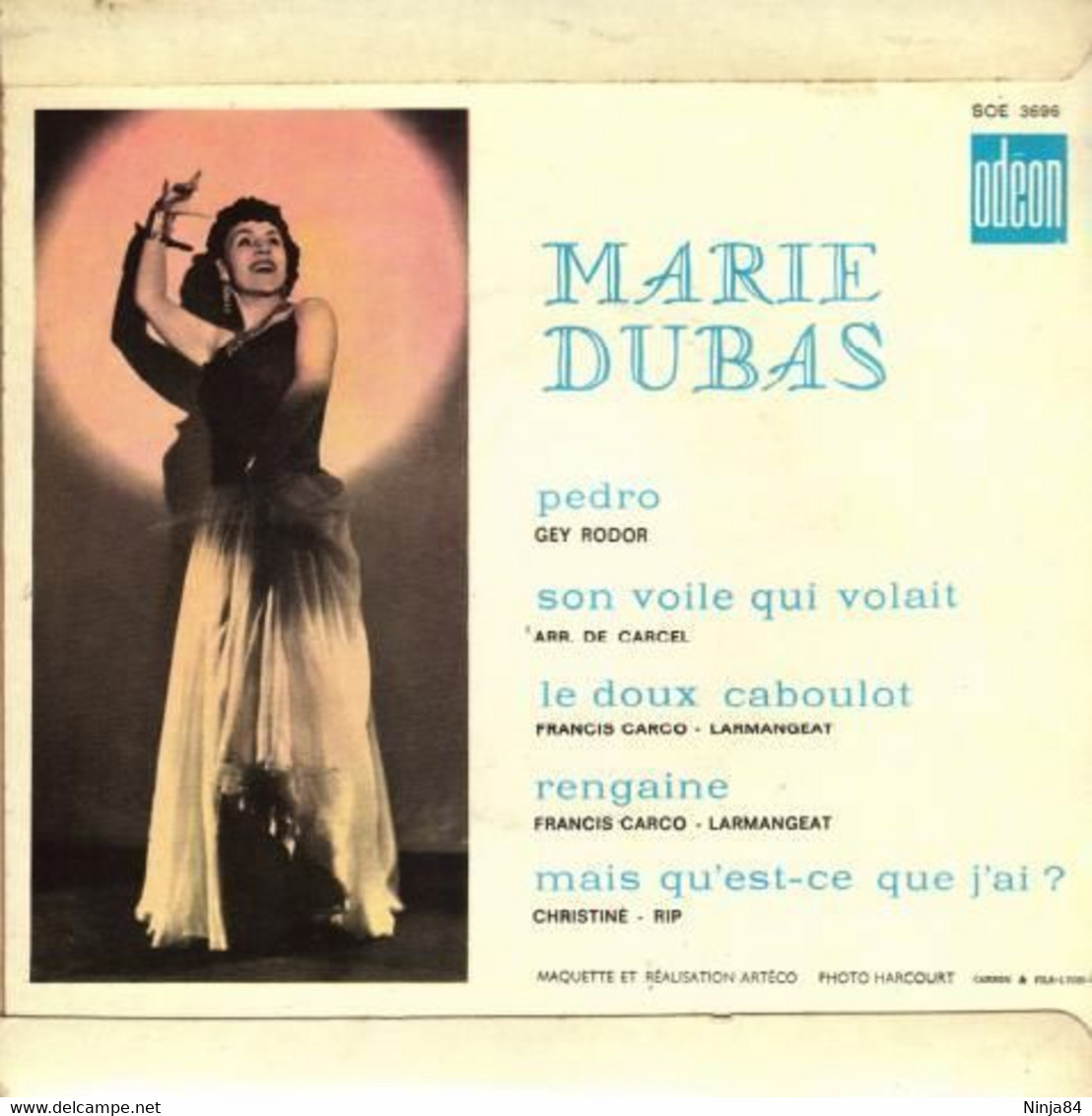 EP 45 RPM (7")  Marie Dubas  "  Pedro  " - Other - French Music