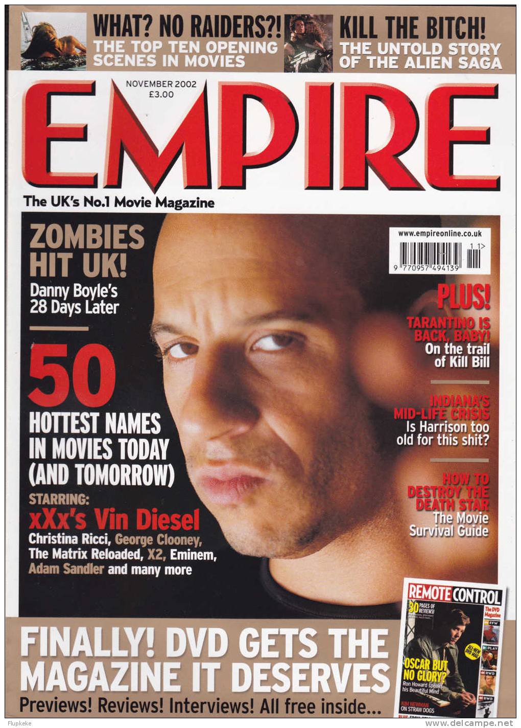 Empire 161 November 2010 The 50 Hottest Names In Movies Today And Tomorrow - Altri & Non Classificati