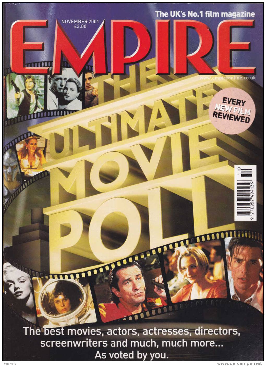 Empire 149 November 2001 Ultimate Movie Poll - Andere & Zonder Classificatie