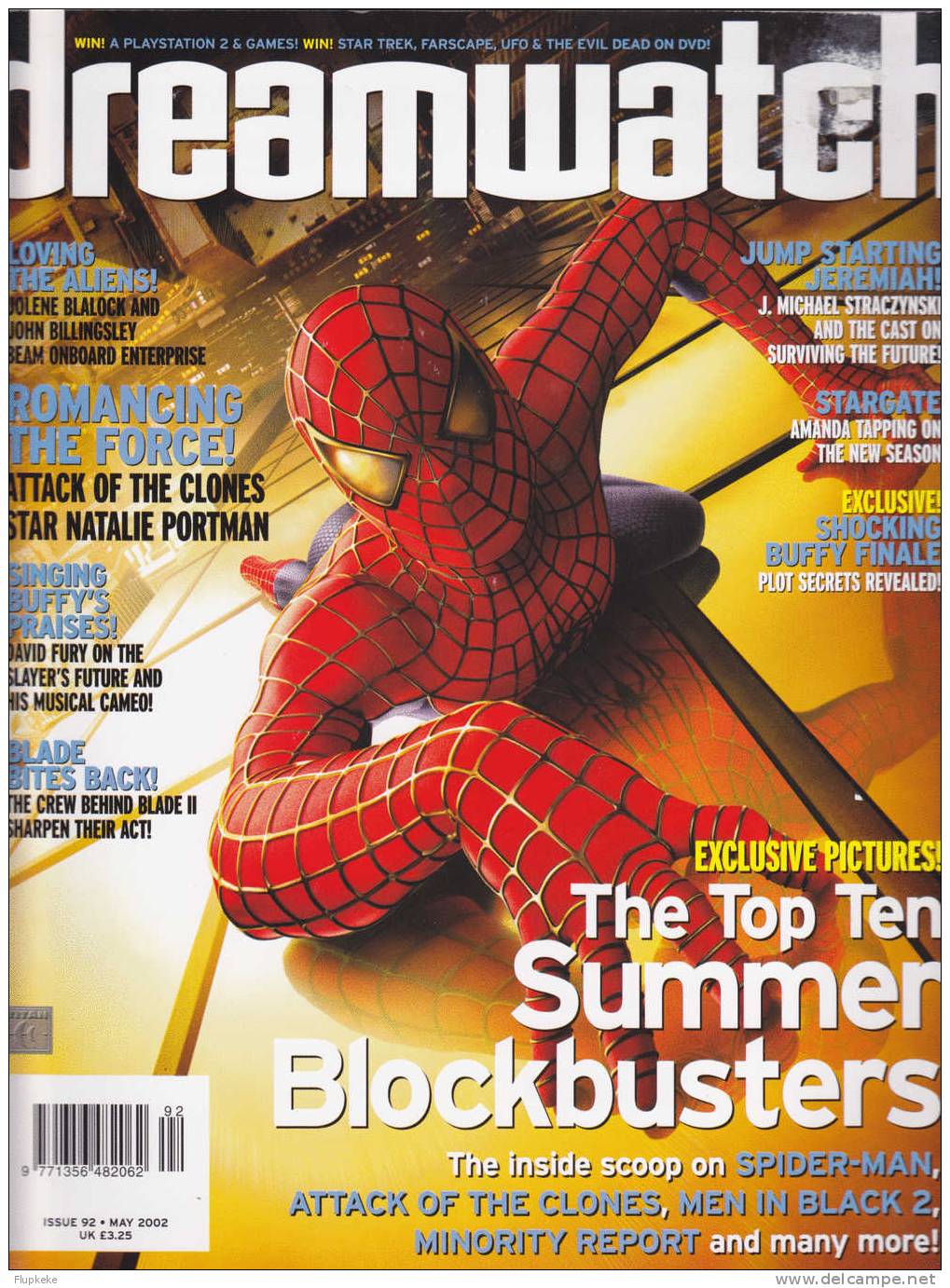 Dreamwatch 92 May 2002 Spider-Man - Ciencia Ficción