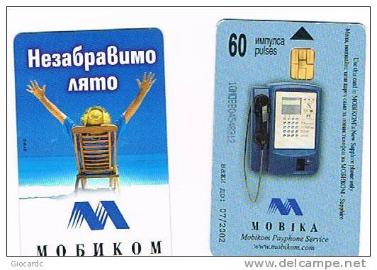 BULGARIA - CHIP MOBIKA - 2000  SUMMER - USATA (USED)  -  RIF. 7403 - Seizoenen