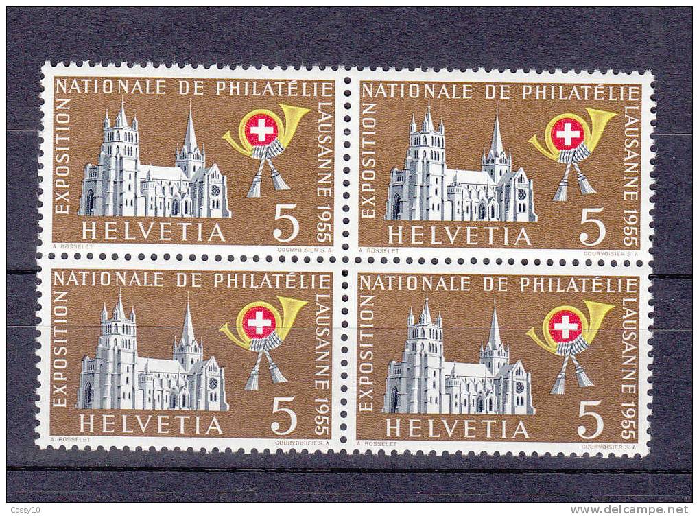 1955   N° 320    BLOC DE 4    NEUFS**   CATALOGUE  ZUMSTEIN - Ongebruikt