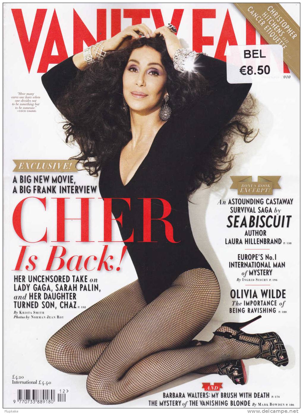 Vanity Fair 604 December 2010 Cher Is Back! - Entretenimiento