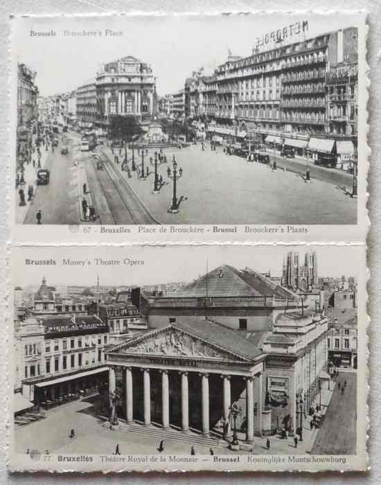 BELGIUM / BELGIQUE - Lot 4 Vintage Postcards - Views Of Brussels / Lot 4 CPA Bruxelles Ca. 1920s - A. Dohmen Editeur - Lots, Séries, Collections