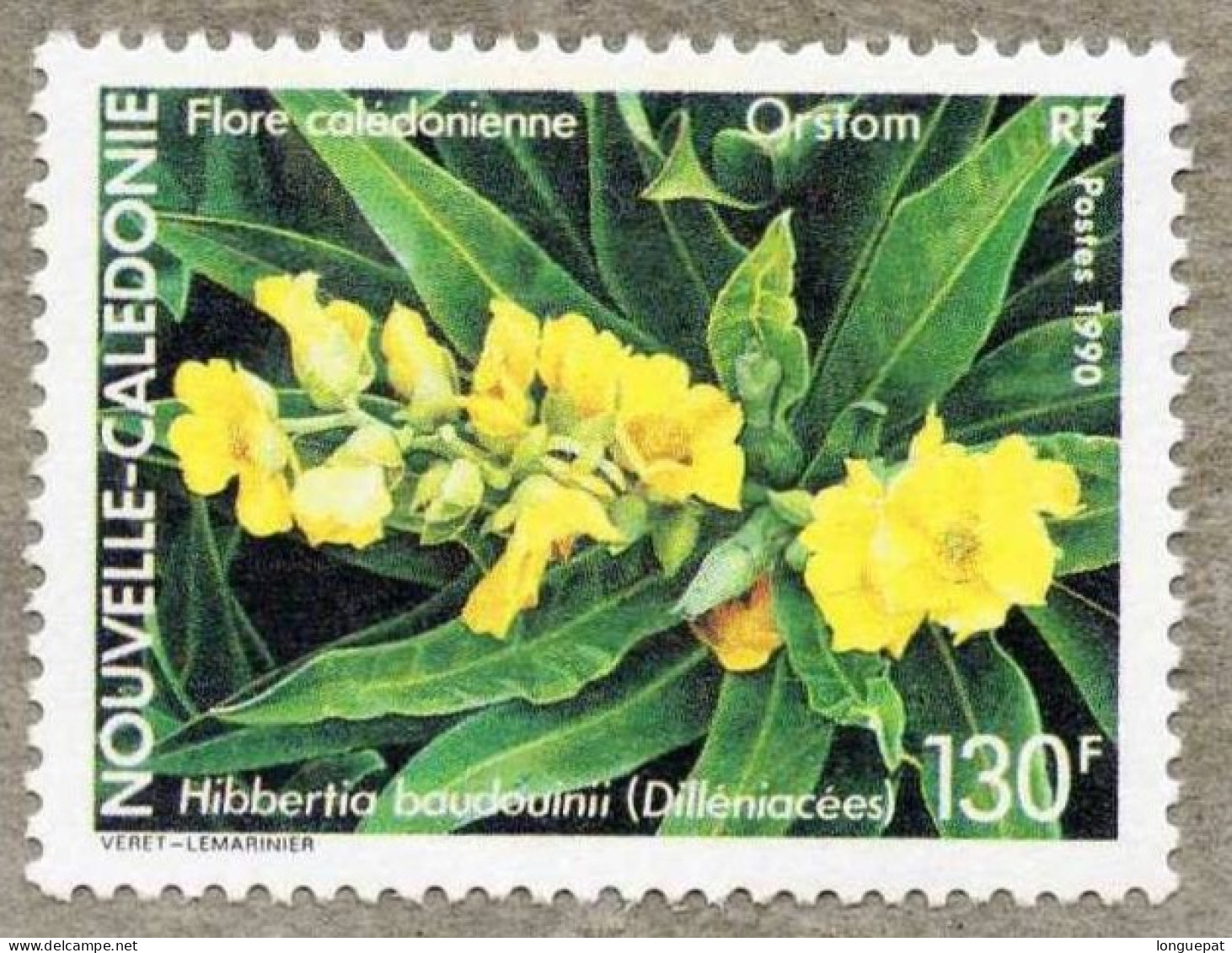 NOUVELLE-CALEDONIE  : Flore Calédonienne: Gardenia Aubryi , Hibbertia Baudouinii (fleur De Guinée) - Unused Stamps