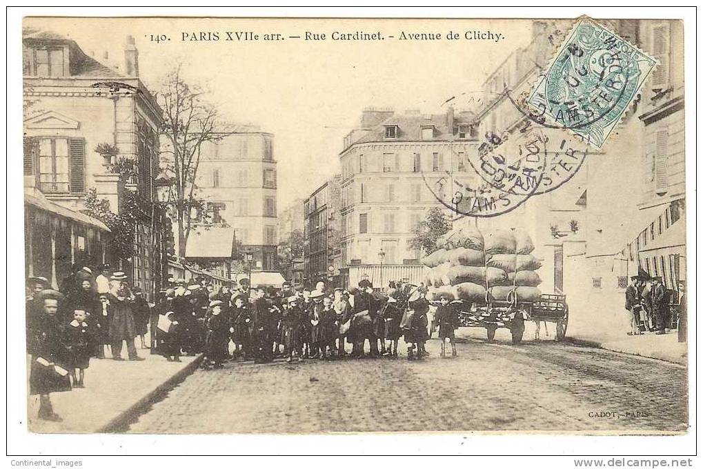 PARIS XVIIe/ Rue CARDINET - Avenue De CLICHY/ GROSSE ANIMATION ENFANTINE - C 00 1389 - District 17