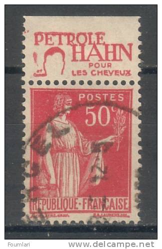 Bande Pub - Paix 50c Rouge - HAHN - Type 1 - Other & Unclassified