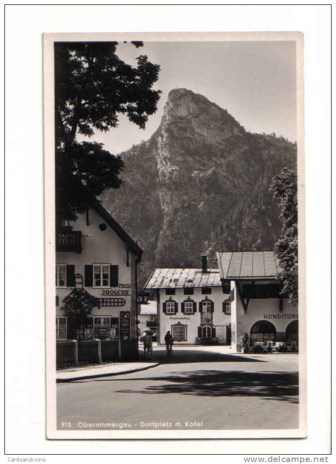 Oberammergau - Dorfplatz M. Kofel - Inkl. Drogerie Apotheke Konditorei - Oberammergau