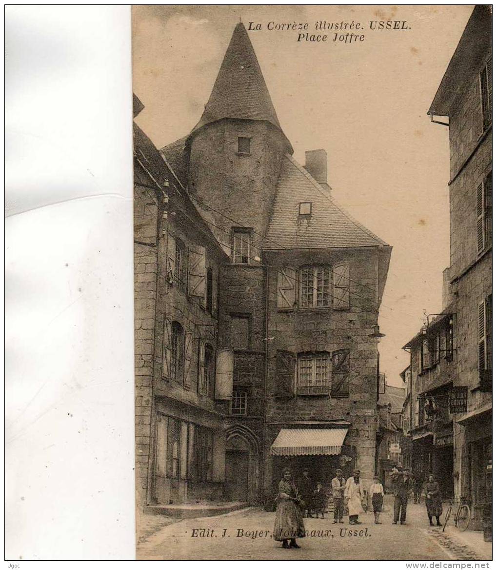 CPA - 19 - USSEL - Place Joffre - 632 - Ussel