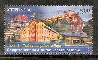 India 2010 Comptroller And Auditor General Of India Architecture Building MNH Inde Indien - Ungebraucht