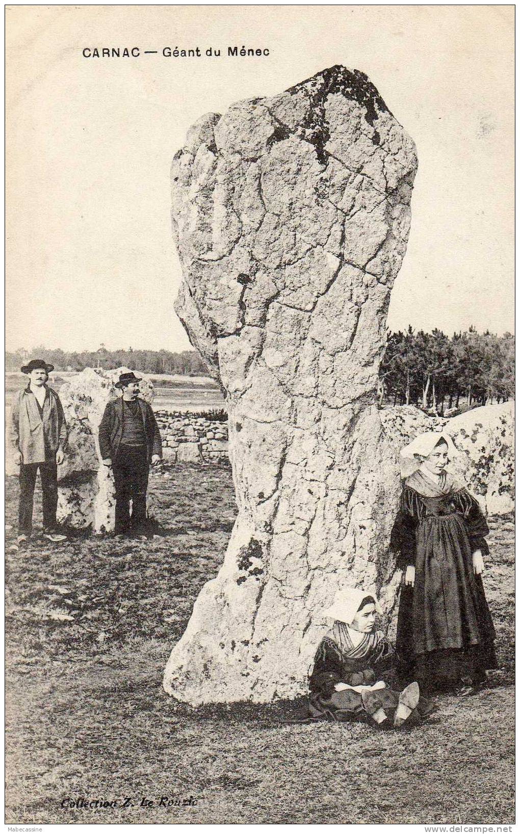 56 Carnac Geant Du Menec Animée - Dolmen & Menhirs