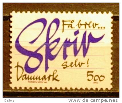 Danemark - 1993 - Campagne Pour écrire Des Lettres - Letter Writing Campaign - Neuf - Ungebraucht