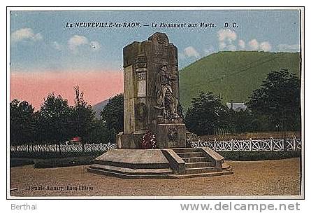 54 LA NEUVEVILLE LES RAON - Le Monument Aux Morts - Longuyon