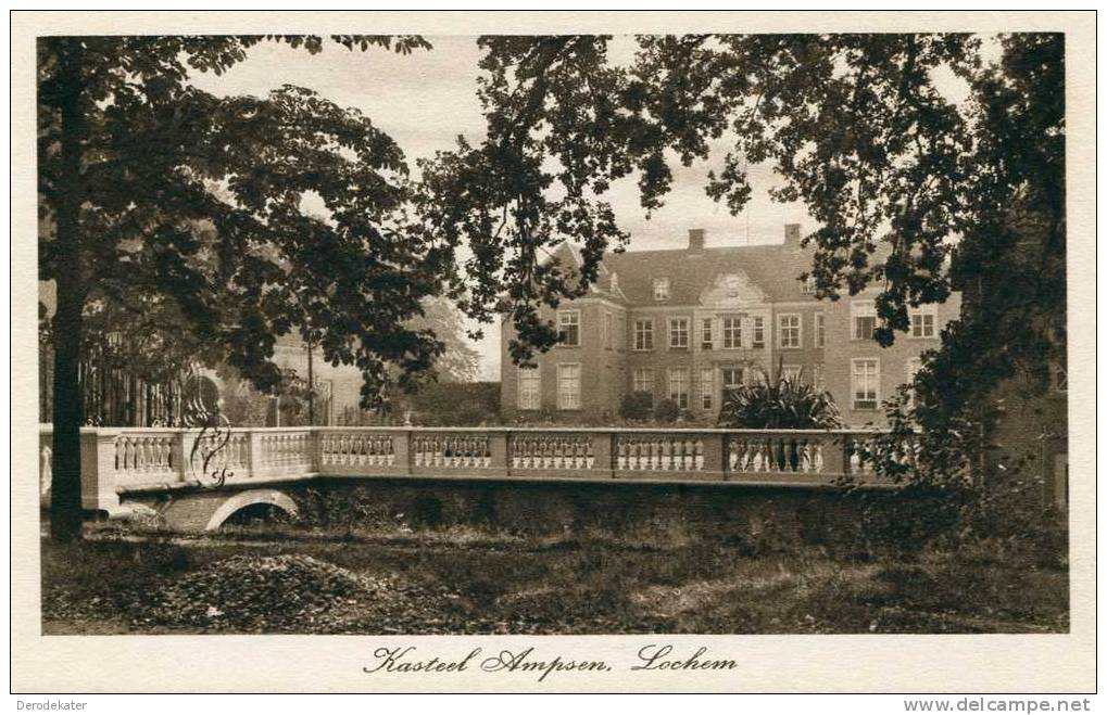 Kasteel Ampsen LochemPhotogravure Serie 357.Jansen. Briefkaart Ongelopen. - Lochem