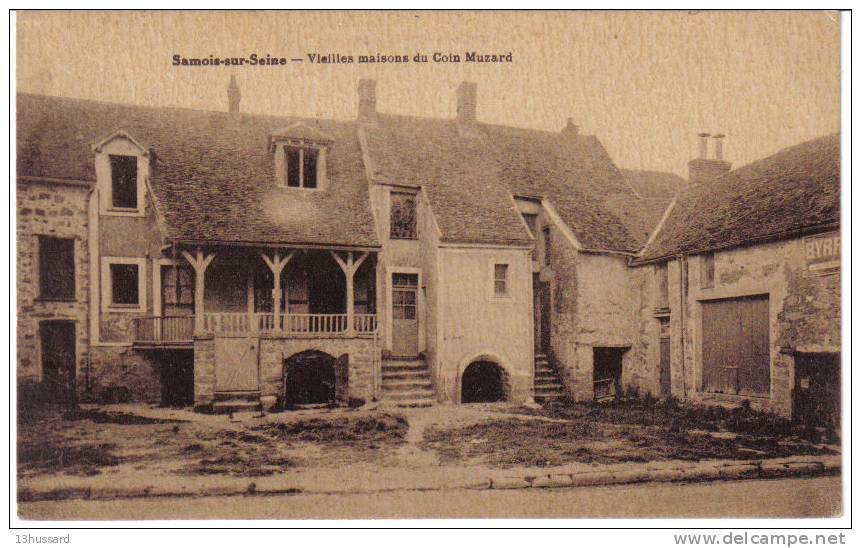 Carte Postale Ancienne Samois Sur Seine - Vieilles Maisons Du Coin Muzard - Samois