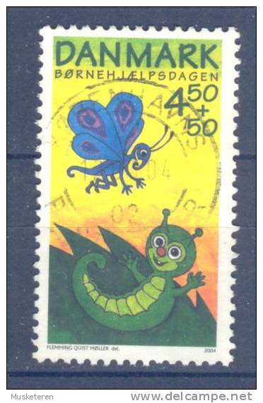 Denmark 2004 Mi. 1360    4.50 (Kr) + 50 (Ø) Child Aid Day Kinderhilfstag - Oblitérés