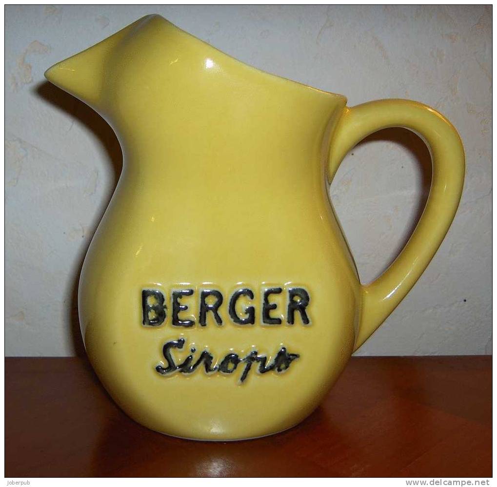 CARAFE OU PICHET BERGER SIROPS EN CERAMIQUE - Jugs