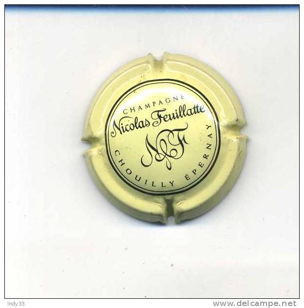 - PLAQUE DE MUSELET CHAMPAGNE NICOLAS FEUILLATTE. - Feuillate