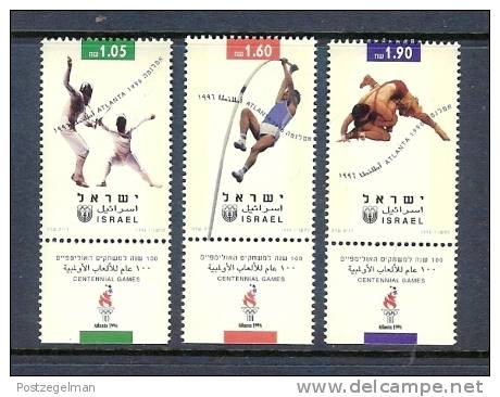 ISRAEL 1996 MNH Stamp(s) Atlanta 1397-1399 - Ete 1996: Atlanta