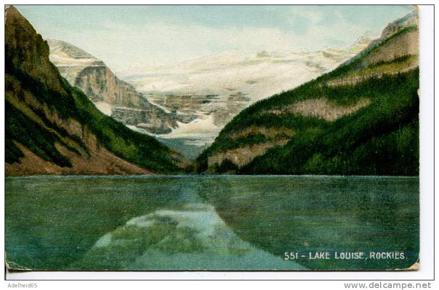 C 1910 Lake Louise, Rockies Publ. G. Thompson, Vancouver - Calgary