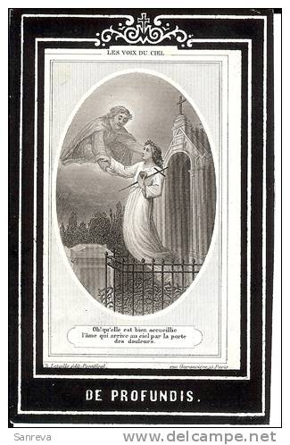 Image Pieuse Ch. Letaille Paris -  Ch. Mathieu De Bruxelles  + 1888 - Images Religieuses