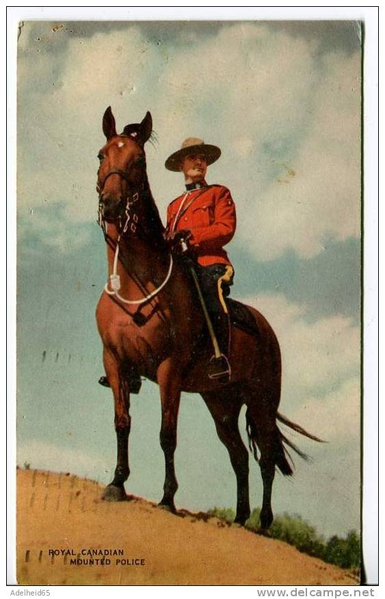 1950 Royal Canadian Mounted Police To Port Jervis, New York - Police - Gendarmerie