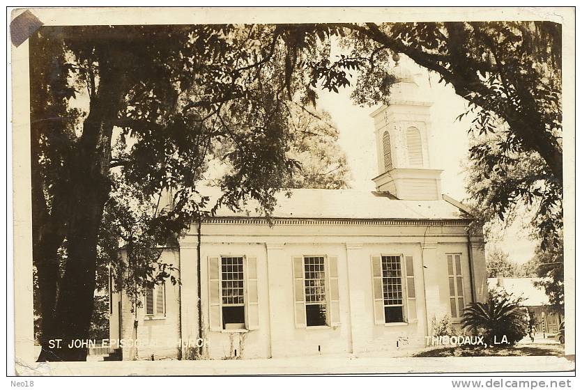 Thibodaux , LA St John Episcopal Church US Censor 1944 To Santa Clara Cuba - Autres & Non Classés