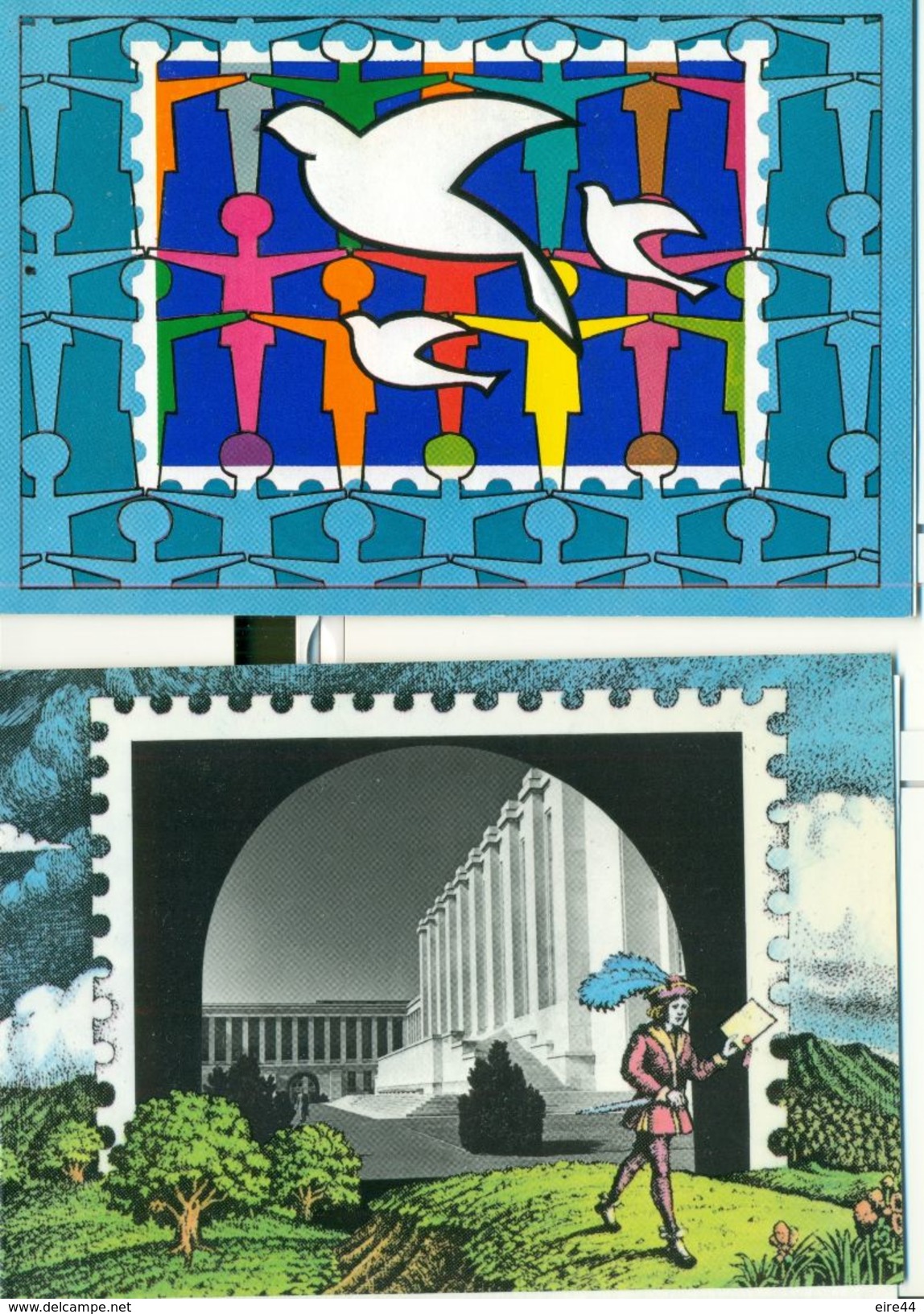 United Nations ONU 7 Postcards Season's Greetings  Mit Den Besten Wünschen - Colecciones & Series