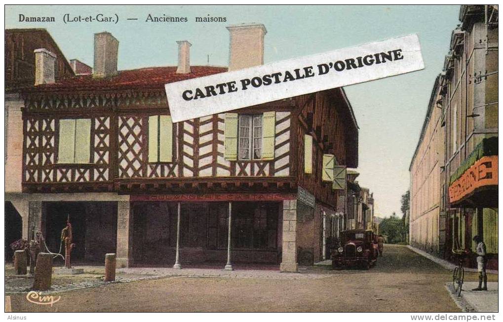 DAMAZAN (LOT ET GARONNE) - ANCIENNES MAISONS - Damazan