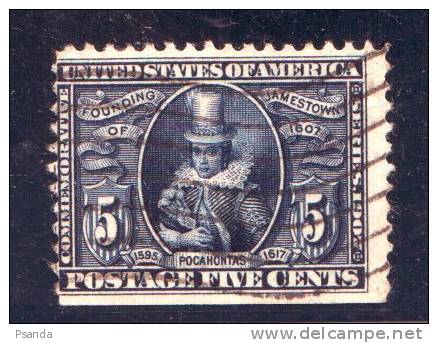 United States 1907 Sc#  137  Vertic.Inperf, - Oblitérés