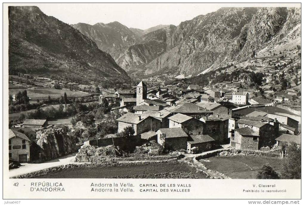 ANDORRA LA VELLA Vue De La Ville - Andorra