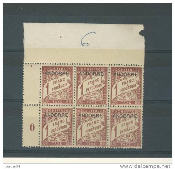 ANDORRE                          N°      6 - Unused Stamps