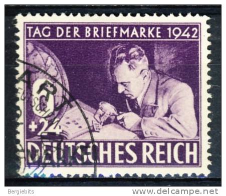 1942 Germany VF Used Complete Set Of 1 Stamp " Tag Der Briefmarke " - Gebraucht