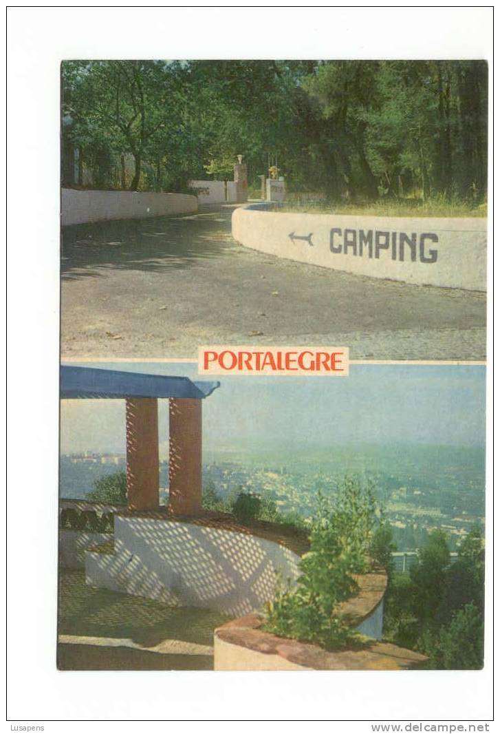 Portugal Cor 08905 – PORTALEGRE - CAMPING - VISTA - Portalegre
