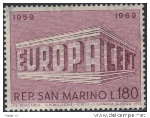 PIA  -  SAN  MARINO  - 1969 : Europa  -  (Yv732-33) - Neufs