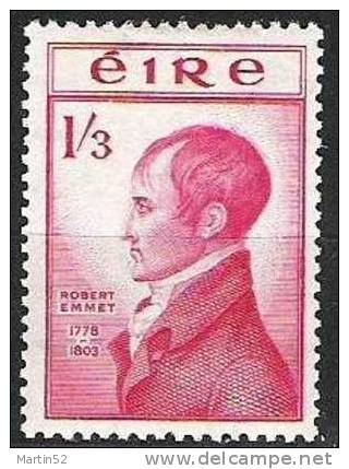 Eire 1953:  Robert Emmet (1778-1803) Michel-No.119  ** MNH (cote 60.00 Euro CV) - Nuevos