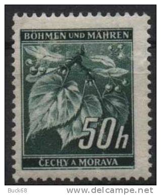 ALLEMAGNE DEUTSCHES III REICH BOHEME & MORAVIE BÖHMEN MÄHREN CECHY A MORAVA 26 * Tilleul Linden - Neufs